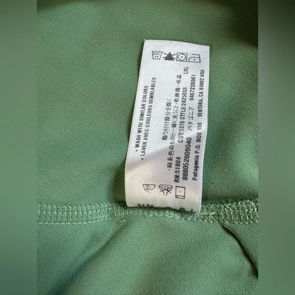 Patagonia Tank Top Sports Running Athletic workout woman’s size Medium Green - Picture 8 of 9